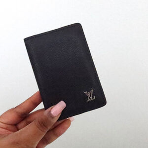 Louis Vuitton Pocket Organizer Taiga Leather EXCELLENT